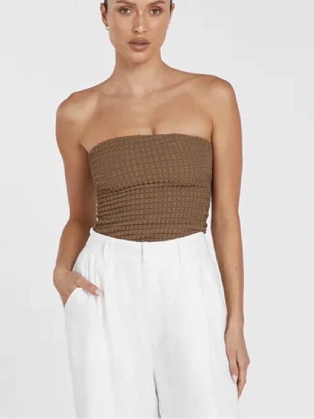 DISSH Alex Latte Bandeau Top